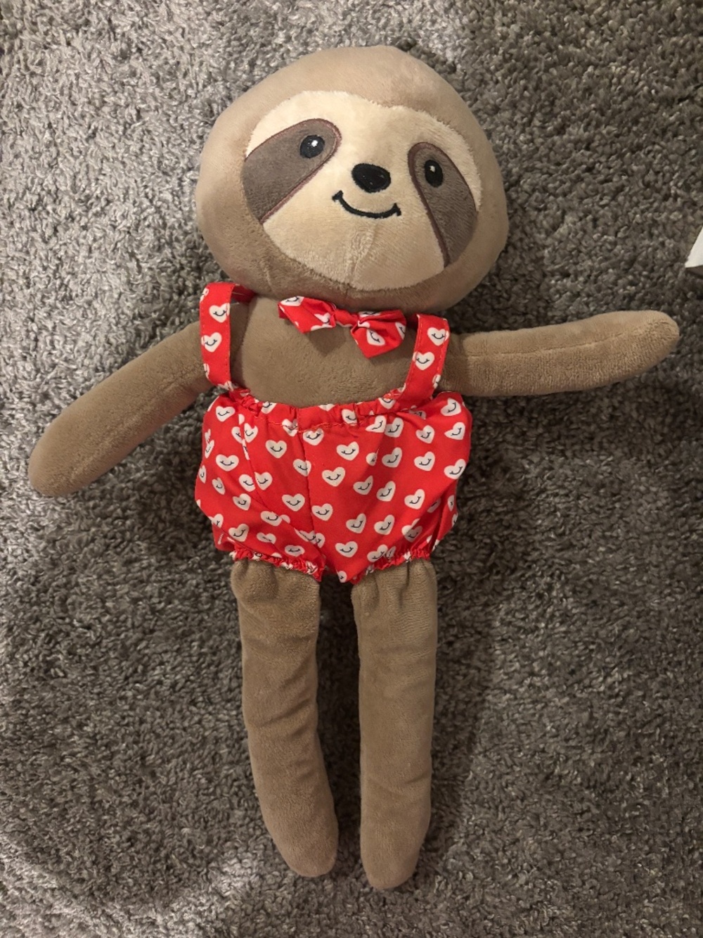 Sloth Plush Rattle Baby Sensory Toy